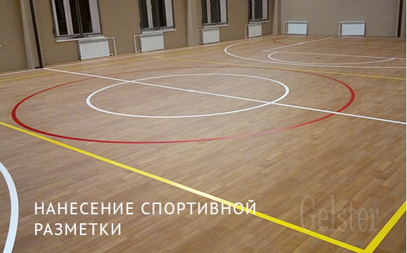 Стоимость нанесения спортивной разметки Москва
